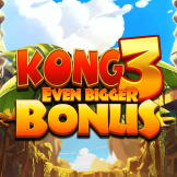 شعار Kong 3 Even Bigger Bonus