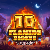 شعار 10 Flaming Bisons
