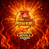 شعار 7s Fire Blitz Power 5 Jackpot Royale Express