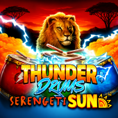 شعار Thunder Drums Serengeti Sun