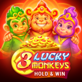 شعار 3 Lucky Monkeys Hold & Win