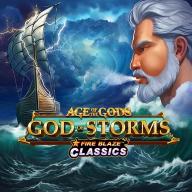 شعار Age of the Gods: God of Storms Fire Blaze