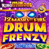 شعار 12 Masks of Fire Drum Frenzy King Millions