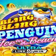 شعار Bling Bling Penguin: Ice On The Beach