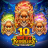 شعار 10 Santas Reindeers