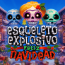 شعار Esqueleto Explosivo Feliz Navidead