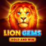 شعار Lion Gems Hold and Win