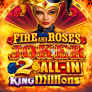 شعار Fire and Roses Joker 2 All-In King Millions