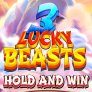 شعار 3 Lucky Beasts Hold and Win