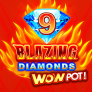 شعار 9 Blazing Diamonds Wowpot