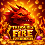 شعار Treasures of Fire Scatter Pays