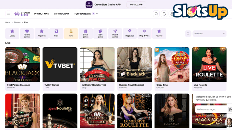 ألعاب الطاولة كراون سلوتس