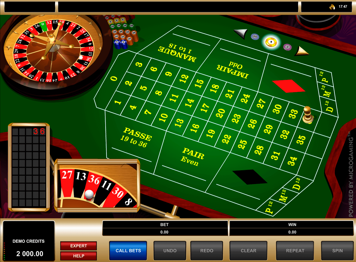 french roulette microgaming 