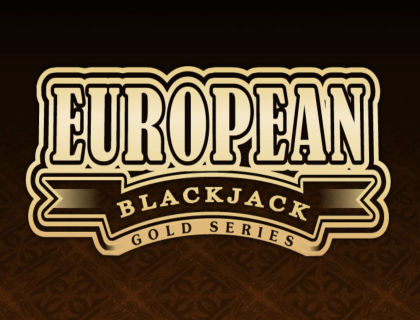 logo european blackjack gold microgaming 